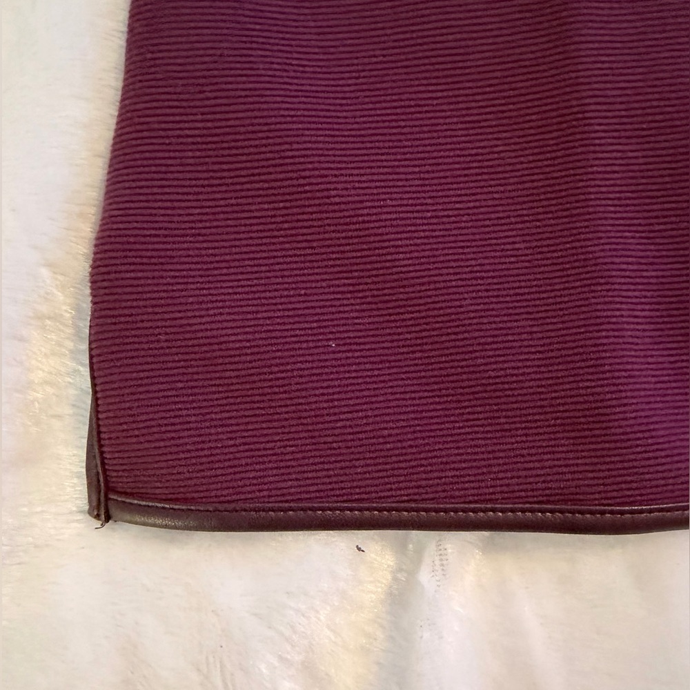 Ann Taylor Rich Purple Short Sleeve Top - Picture 3 of 6